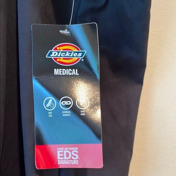 Dickies Unisex Medical Scrubs Black Joggers - Picture 5 of 7